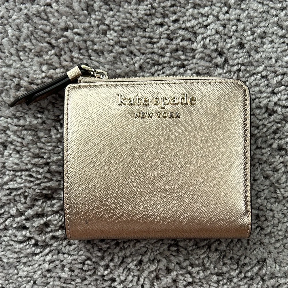 Kate Spade Metallic Gold Wallet